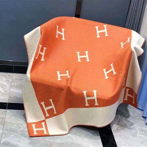 hermes bedding replica|hermes couch blanket dupe.